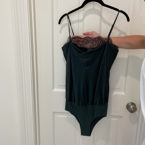Cami NYC silk and lace bodysuit — size Small - Picture 1 of 5